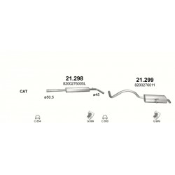 Achterdemper Renault