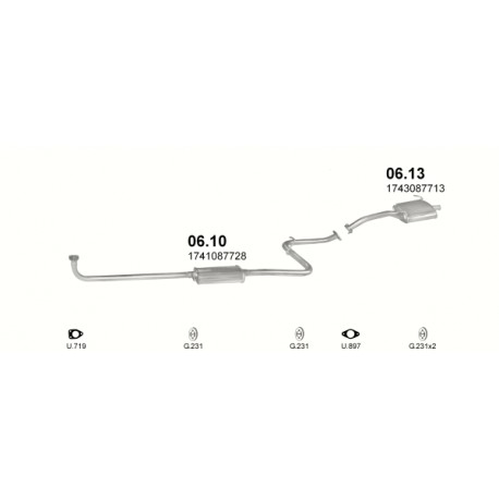 Middendemper Daihatsu