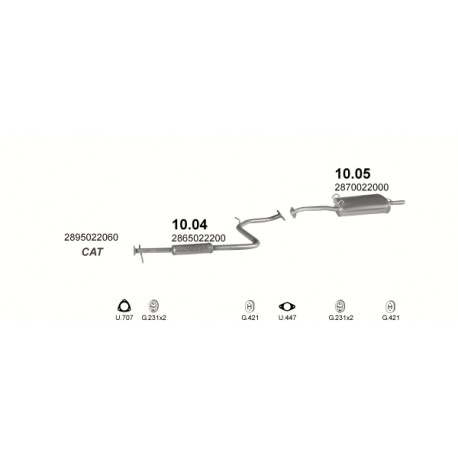 Middendemper HYUNDAI