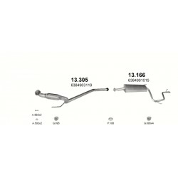 Achterdemper MERCEDES