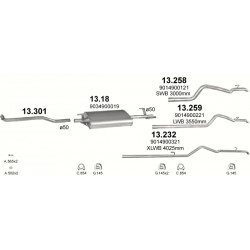 Middendemper MERCEDES