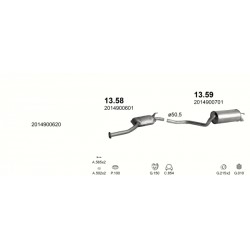 Middendemper MERCEDES