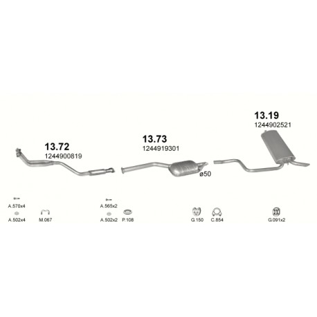 Middendemper MERCEDES