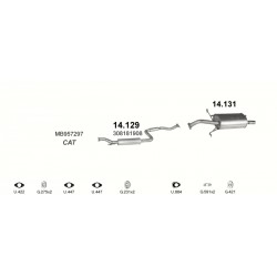 Achterdemper MITSUBISHI