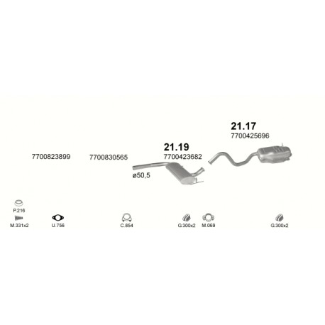 Middendemper RENAULT