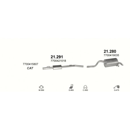 Middendemper RENAULT