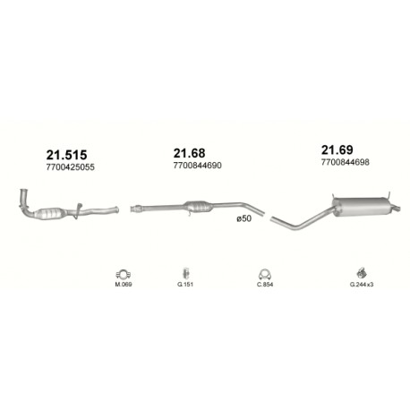 Middendemper RENAULT