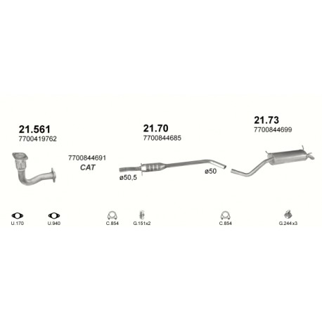 Middendemper RENAULT