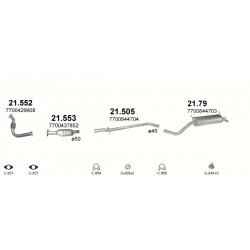 Achterdemper RENAULT