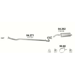 Middendemper PSA  FIAT