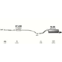 Achterdemper AlfaRomeo