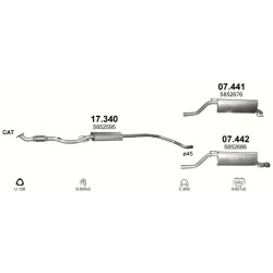 Middendemper Fiat Opel