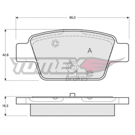 Remblokken FIAT. ALFA