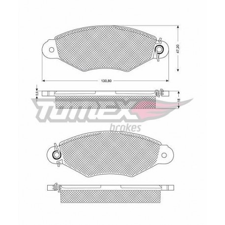 Remblokken PSA. RENAULT