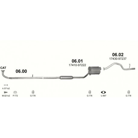 Middendemper DAIHATSU