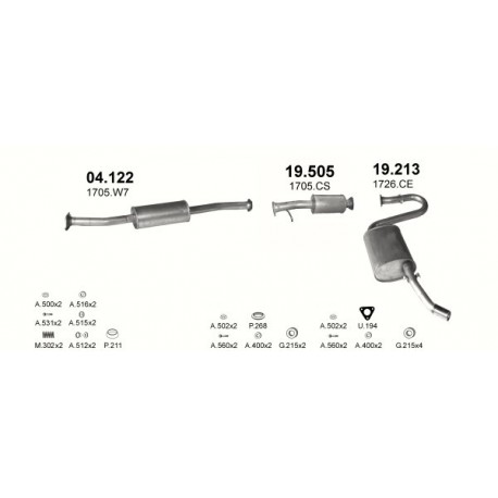 Voordemper PSA, FIAT