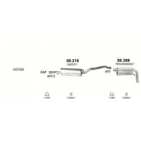 Middendemper FORD VAG