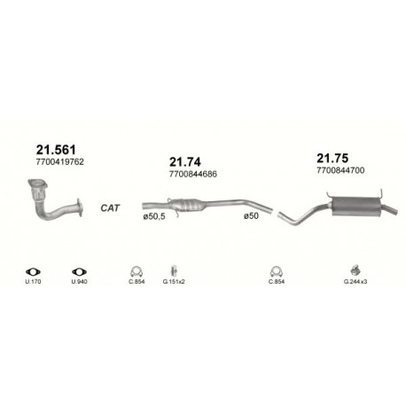 Middendemper Renault