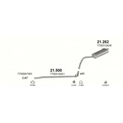 Achterdemper RENAULT