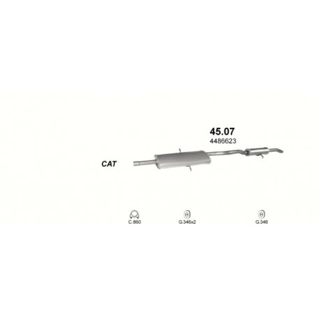 Achterdemper Chrysler