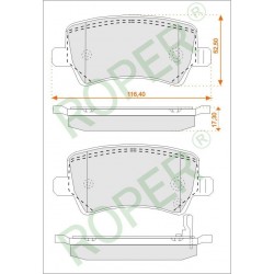 Remblokken Opel Suzuki