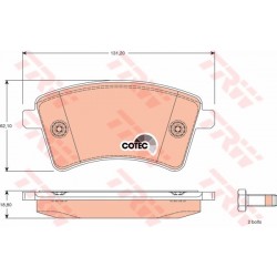 Remblokken MERCEDES RENAULT