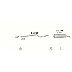 Achterdemper Citroen